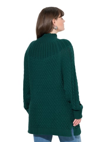 Ulla Popken Pullover in smaragdgrün