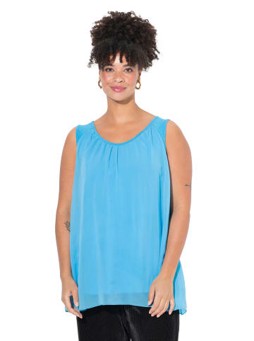 MIAMODA Strick-Top in mineralblau
