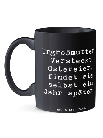 Mr. & Mrs. Panda Tasse Urgroßmutter Schätze mit Spruch in Schwarz