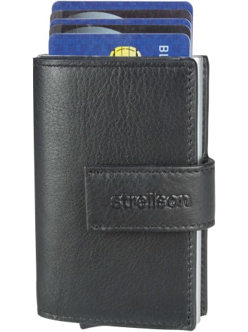 Strellson Kreditkartenetui Carter C-Three E-Cage SV8F in Black