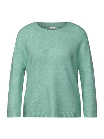 Street One Strickpullover mit Rundhals in Grün