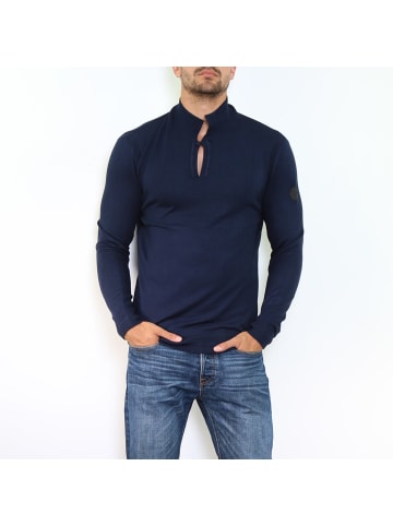 HopenLife Pullover DUDEN in Navy blau