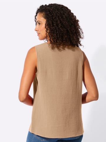 WITT WEIDEN Blusentop in camel