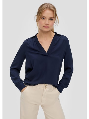 s.Oliver Bluse langarm in Blau