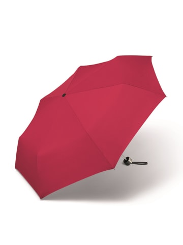 happy rain Selection Alu Light Regenschirm manuell Taschenschirm in red