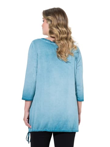 MIAMODA Shirt in dunkles petrol