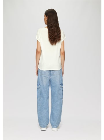 QS T-Shirt in 0200_creme