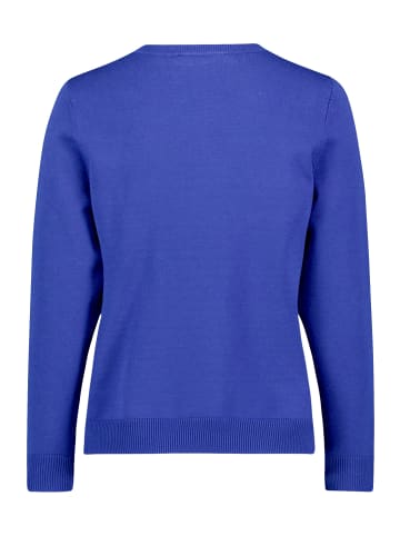 Betty Barclay Basic-Strickpullover mit Rundhalsausschnitt in Electric Blue