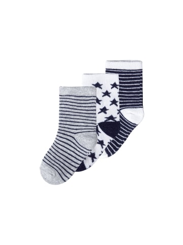 Minoti 3er. Set: Kurzsocken 13sock 3 in Blau