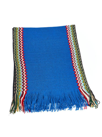 Missoni Blau Wolle Herren Schal