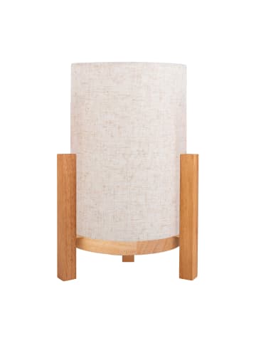 näve LED Tischleuchte "MADITA" in natur - (L)22 cm x (B)22 cm x (H)32 cm - EEK E