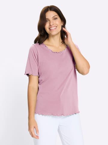 Sieh an! Kurzarmshirt in rosé