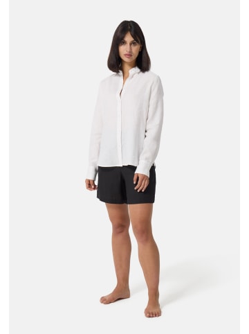 CASH-MERE.CH Leinen Hosen kurz in Schwarz