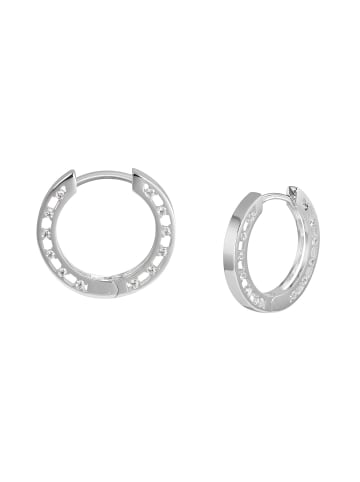 SilberDream 925er Sterling Silber, glanz Damen Creolen Ohrring ca. 20mm