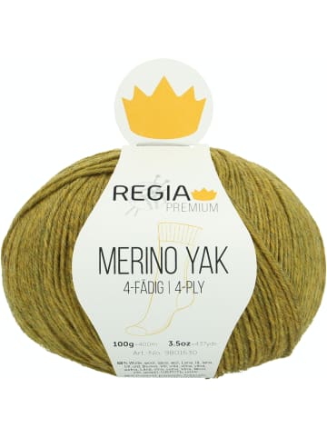 Regia Handstrickgarne Premium Merino Yak, 100g in Gras green