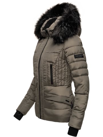 Navahoo Winterjacke Adele in Grey Olive