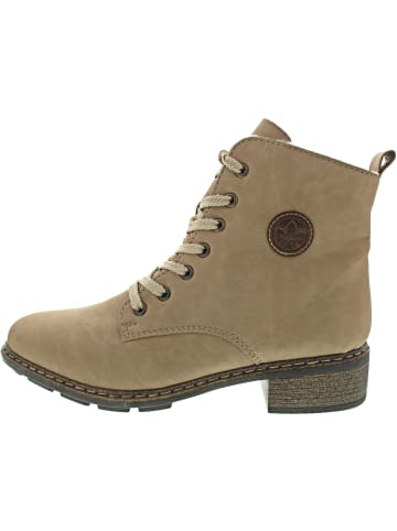 rieker Schnürstiefelette Beige