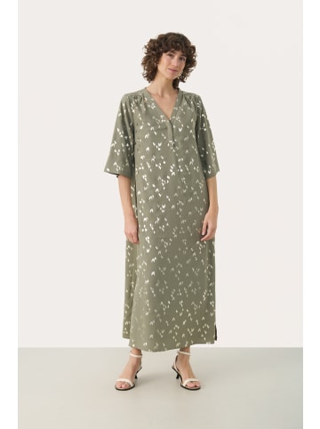 PART TWO Kleid BeritPW Gerade Passform in Vetiver Foil Print