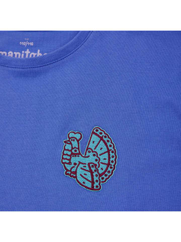 MANITOBER T-Shirt Animals in Blue