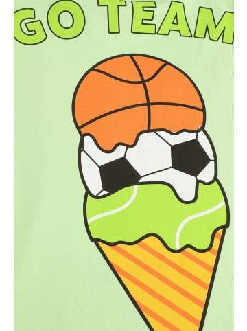 Coccodrillo T-Shirt mit kurzen Ärmeln in limonengrün