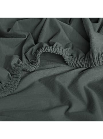 Erwin Müller Single-Jersey Spannbettlaken Freising in anthrazit