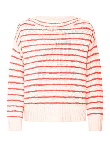 b. young BYNAGLA STRIPED JUMPER - KNIT Loose fit in Poinsettia Mix