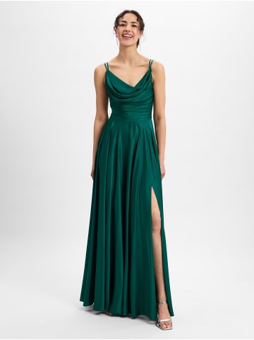 Marie Lund Abendkleid in smaragd - 0001