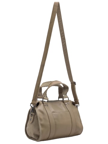 FREDsBRUDER Handtasche Whipstitch Soul Bowling Bag in Taupe