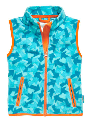 Playshoes Fleece-West Pfeile Camouflage in Petrol