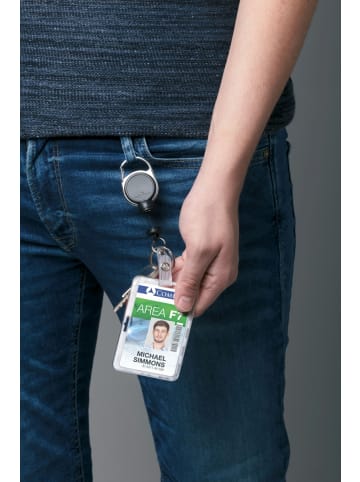 Durable Kartenhalter für 1 Karte 87x54cm transparent Packung mit 10 Stück