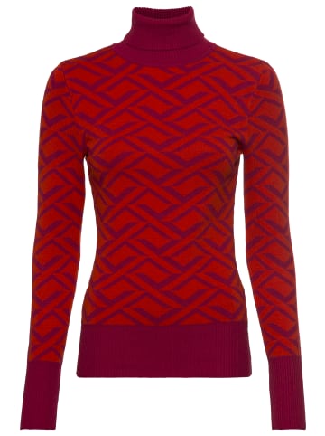 Melrose Rollkragenpullover in rot-pink