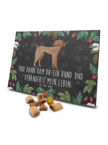 Mr. & Mrs. Panda Adventskalender für Hunde Hund Dogge mit Spruch in Kreidetafel