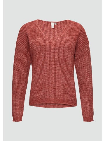 QS Strickpullover in 38W0_rubinrot