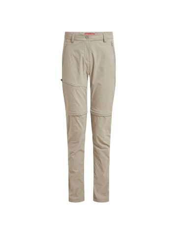 Craghoppers NosiLife Zip-off Outdoorhose Insektenabweisend in Kurzgröße in Soft Mushroom