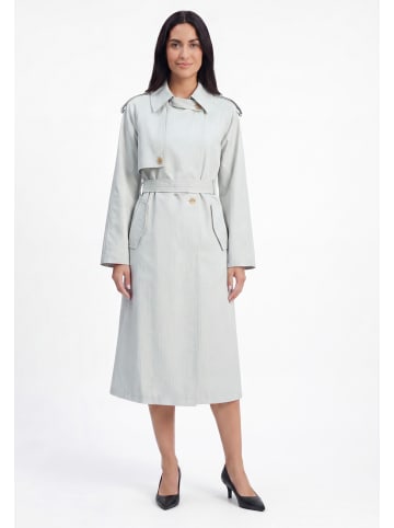 usha BLACK LABEL Women Coat in Light Grey