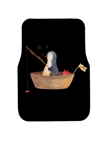 Mr. & Mrs. Panda Automatte Pinguin Angelboot ohne Spruch in Schwarz