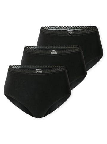 Schiesser Slip 3er Pack in Schwarz