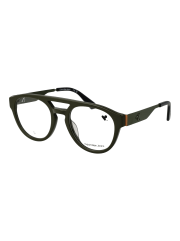 CALVIN KLEIN JEANS Unisex Optische Fassungen Flieger Olive