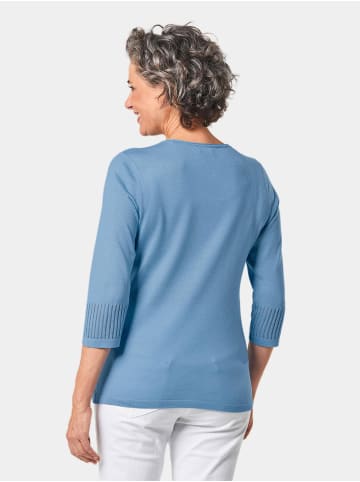 GOLDNER Pullover in regattablau