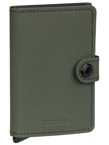 Secrid Geldbörse Miniwallet Matte in Green-Black