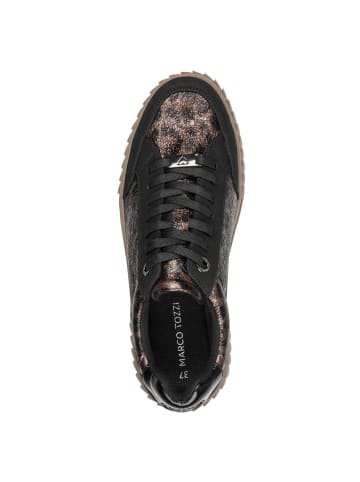 Marco Tozzi Sneaker in BLACK/LEO
