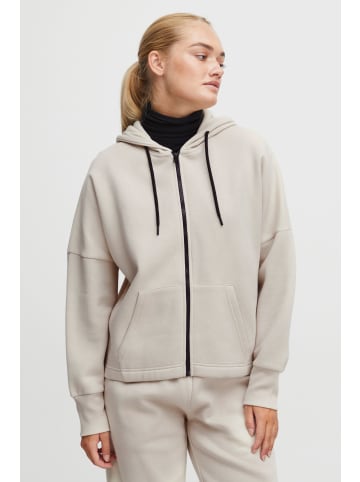 Oxmo Sweatjacke OXSanice in Beige