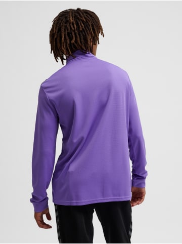 Hummel Halbreißverschluss Sweatshirt Hmlauthentic Herren in DAHLIA PURPLE/ASPHALT