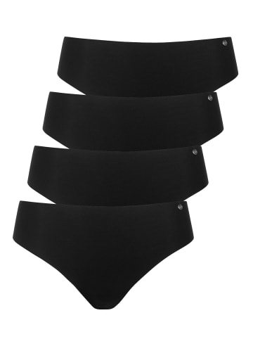 Lisca 4er Pack Slip Clean Cut in black