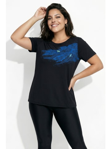 Ulla Popken Shirt in schwarz