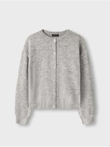 name it Strickjacke in Light Grey Melange