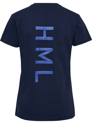 Hummel Hummel T-Shirt Hmlcourt Paddeltennis Damen Leichte Design in MARINE