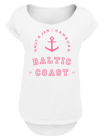 F4NT4STIC Long Cut T-Shirt PLUS SIZE  Baltic Coast in weiß