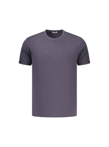 Coveri Moving Blau Herren T-Shirt aus Baumwolle
