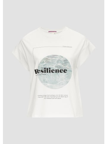 QS T-Shirt in 01D0_weiß